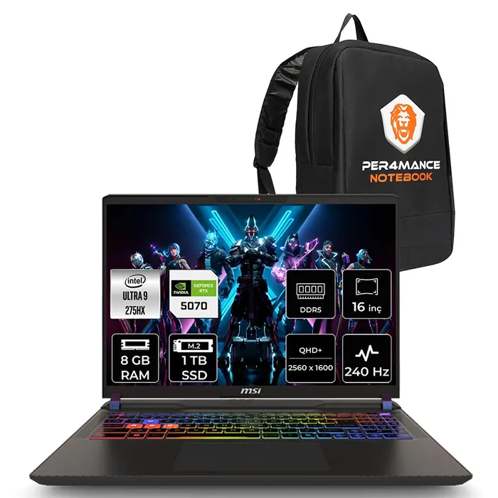 MSI Vector 16 ultra 9 RTX5070 32/2Tb Black кл.